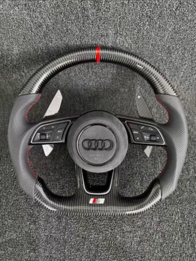 Audi Custom Carbon Steering Wheel 1