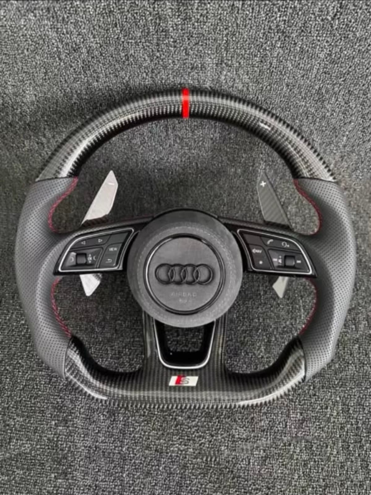 Audi Custom Carbon Steering Wheel